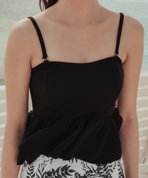 Ravijour セパレート水着 ブラック 水色 2点セット　美品 RAVIJOUR 水着 ミニフリル ビキニセット レディース : ZOZOTOWN