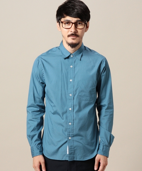 BEAUTY&YOUTH UNITED ARROWS(ビューティーアンドユースユナイテッドアローズ)の「BY ピン/ドット レギュラーカラー シャツ ◆(シャツ/ブラウス・メンズ・ネイビー/ホワイト/コバルトブルー・LARGE/MEDIUM/SMALL/X-LARGE/X-SMALL)」の4枚目の写真