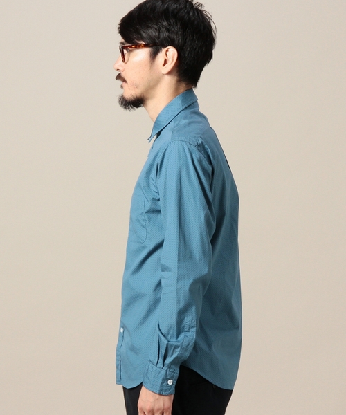 BEAUTY&YOUTH UNITED ARROWS(ビューティーアンドユースユナイテッドアローズ)の「BY ピン/ドット レギュラーカラー シャツ ◆(シャツ/ブラウス・メンズ・ネイビー/ホワイト/コバルトブルー・LARGE/MEDIUM/SMALL/X-LARGE/X-SMALL)」の5枚目の写真