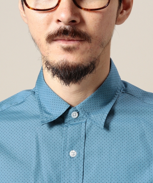 BEAUTY&YOUTH UNITED ARROWS(ビューティーアンドユースユナイテッドアローズ)の「BY ピン/ドット レギュラーカラー シャツ ◆(シャツ/ブラウス・メンズ・ネイビー/ホワイト/コバルトブルー・LARGE/MEDIUM/SMALL/X-LARGE/X-SMALL)」の7枚目の写真