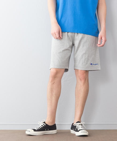 Champion(チャンピオン)の「【CHAMPION/チャンピオン】ルームウェア&ワンマイルコーデベストセラーアイテム 柔らか感触のワンポイントロゴ入りスウェットショーツ C3-P501(スウェットパンツ・メンズ・ホワイト/チャコールグレー/ブラック/ネイビー/グレー/レッド/ピンク/イエロー/ブルー/オリーブ/ブラウン・MEDIUM/LARGE/X-LARGE/SMALL/XX-LARGE)」の21枚目の写真