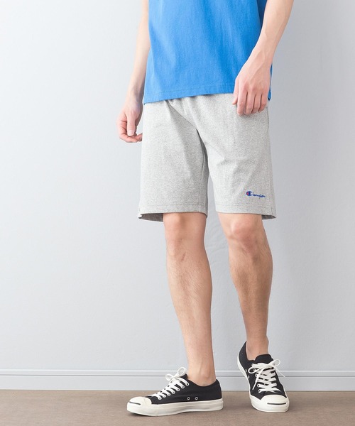 Champion(チャンピオン)の「【CHAMPION/チャンピオン】ルームウェア&ワンマイルコーデベストセラーアイテム 柔らか感触のワンポイントロゴ入りスウェットショーツ C3-P501(スウェットパンツ・メンズ・ホワイト/チャコールグレー/ブラック/ネイビー/グレー/レッド/ピンク/イエロー/ブルー/オリーブ/ブラウン・MEDIUM/LARGE/X-LARGE/SMALL/XX-LARGE)」の22枚目の写真