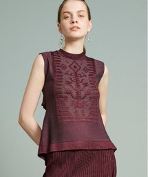 TAN | 【TAN(タン)】グロッシーセイラータンクトップ ・ニットセットアップ(ニット/セーター)