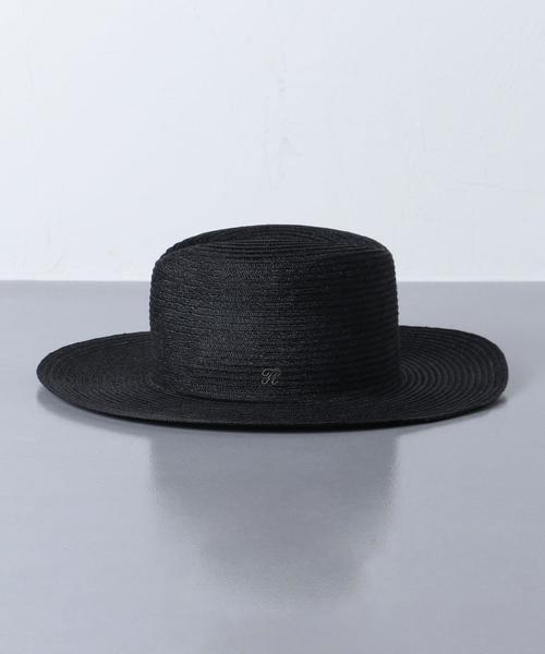 KIJIMA TAKAYUKI（キジマ　タカユキ）の「＜KIJIMA TAKAYUKI（キジマ タカユキ）＞WIDE BRM ハット▲（ハット・レディース・ライトグレー/ブラック/ベージュ・2）」の2枚目の写真