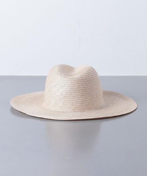 KIJIMA TAKAYUKI（キジマ　タカユキ）の「＜KIJIMA TAKAYUKI（キジマ タカユキ）＞WIDE BRM ハット▲（ハット・レディース・ライトグレー/ブラック/ベージュ・2）」の6枚目の写真