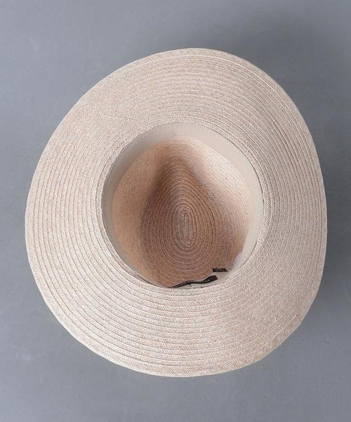 KIJIMA TAKAYUKI（キジマ　タカユキ）の「＜KIJIMA TAKAYUKI（キジマ タカユキ）＞WIDE BRM ハット▲（ハット・レディース・ライトグレー/ブラック/ベージュ・2）」の9枚目の写真