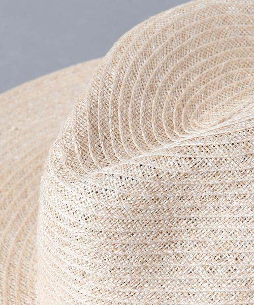 KIJIMA TAKAYUKI（キジマ　タカユキ）の「＜KIJIMA TAKAYUKI（キジマ タカユキ）＞WIDE BRM ハット▲（ハット・レディース・ライトグレー/ブラック/ベージュ・2）」の10枚目の写真