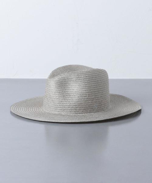 KIJIMA TAKAYUKI（キジマ　タカユキ）の「＜KIJIMA TAKAYUKI（キジマ タカユキ）＞WIDE BRM ハット▲（ハット・レディース・ライトグレー/ブラック/ベージュ・2）」の14枚目の写真