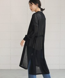 Bou Jeloud | さらさら素材◆袖ラインロングカーディガン(カーディガン/ボレロ)