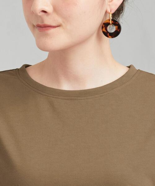 green label relaxing（グリーンレーベルリラクシング）の「[吸水速乾/エアラブルシック] CFC ノースリーブ プルオーバー カットソー（タンクトップ・レディース・オフホワイト/イエロー/オリーブ/ブラック/ライトブルー・FREE）」の12枚目の写真