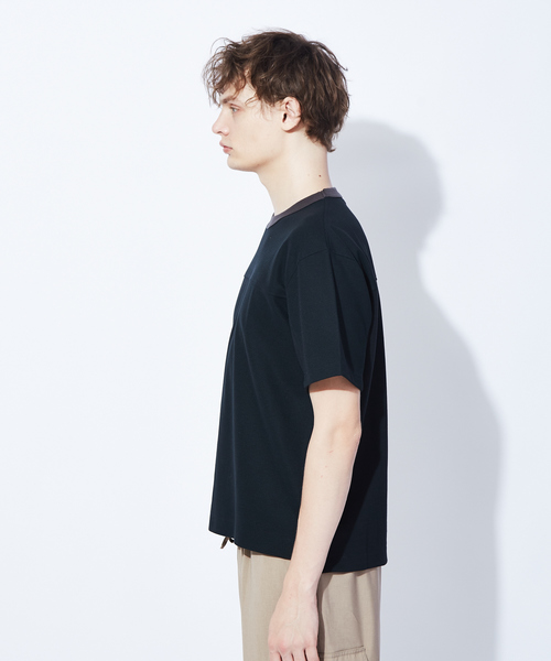 ABAHOUSE（アバハウス）の「リンクスジャージTシャツ（Tシャツ/カットソー・メンズ・ホワイト/キャメル/グリーン・44/48/46）」の17枚目の写真