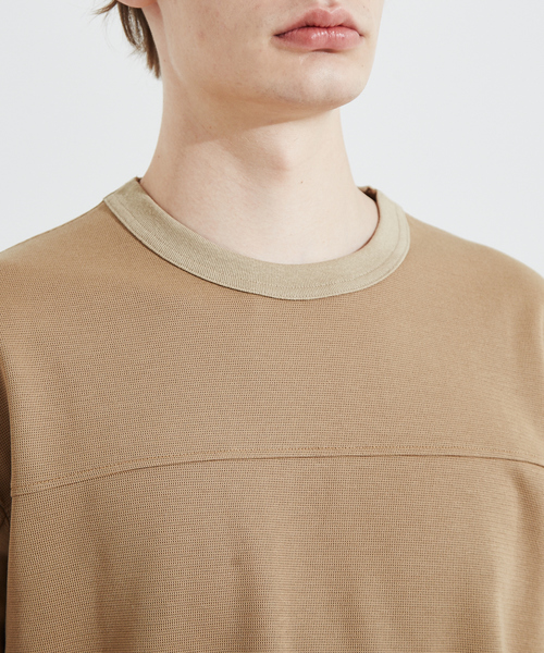 ABAHOUSE（アバハウス）の「リンクスジャージTシャツ（Tシャツ/カットソー・メンズ・ホワイト/キャメル/グリーン・44/48/46）」の7枚目の写真
