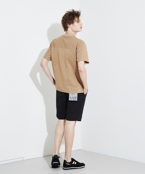 ABAHOUSE（アバハウス）の「リンクスジャージTシャツ（Tシャツ/カットソー・メンズ・ホワイト/キャメル/グリーン・44/48/46）」の4枚目の写真