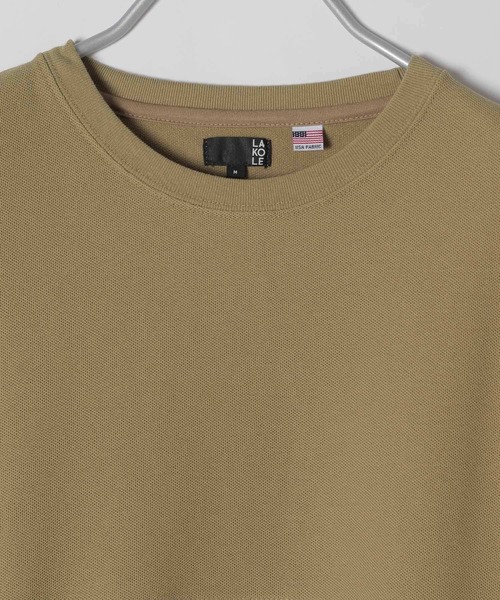 LAKOLE（ラコレ）の「3段切替Tシャツ / LAKOLE（Tシャツ/カットソー・メンズ・ブラック/ベージュ/ホワイト・LARGE/MEDIUM）」の12枚目の写真