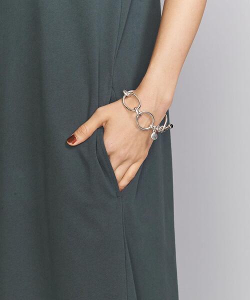 BEAUTY&YOUTH UNITED ARROWS（ビューティーアンドユースユナイテッドアローズ）の「BY サイドスリットノースリーブマキシカットソーワンピース о（ワンピース・レディース・ピンク/ダークグリーン/ダークグレー・FREE）」の11枚目の写真