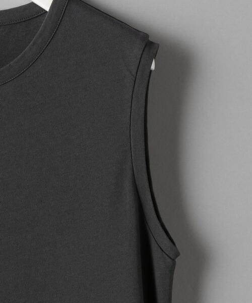 BEAUTY&YOUTH UNITED ARROWS（ビューティーアンドユースユナイテッドアローズ）の「BY サイドスリットノースリーブマキシカットソーワンピース о（ワンピース・レディース・ピンク/ダークグリーン/ダークグレー・FREE）」の18枚目の写真