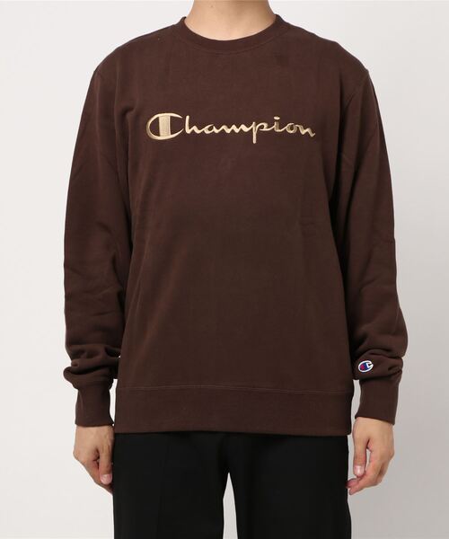 Champion（チャンピオン）の「【Champion】ビッグスクリプトクルースウェット（スウェット・メンズ・グレー/ピンク/ブラウン/イエロー・M/L/XL）」の3枚目の写真