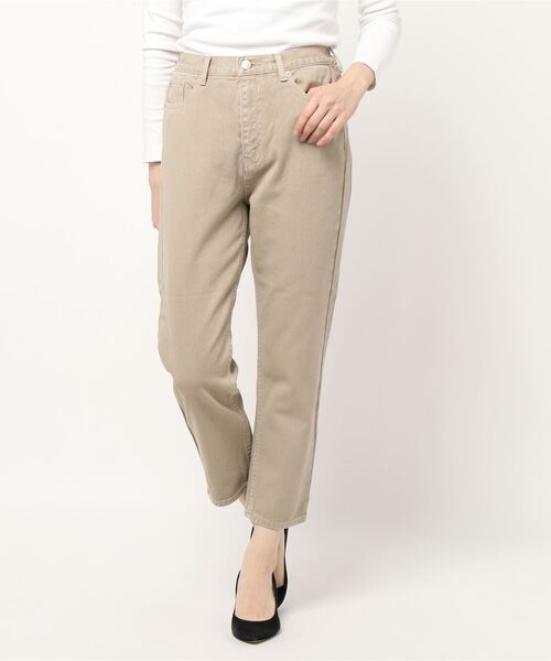 flower（フラワー）の「サニーデイズパンツ 2（デニムパンツ・レディース・ベージュ/ブラウン・FREE）」の13枚目の写真