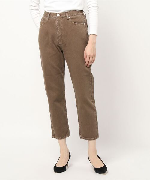 flower（フラワー）の「サニーデイズパンツ 2（デニムパンツ・レディース・ベージュ/ブラウン・FREE）」の11枚目の写真