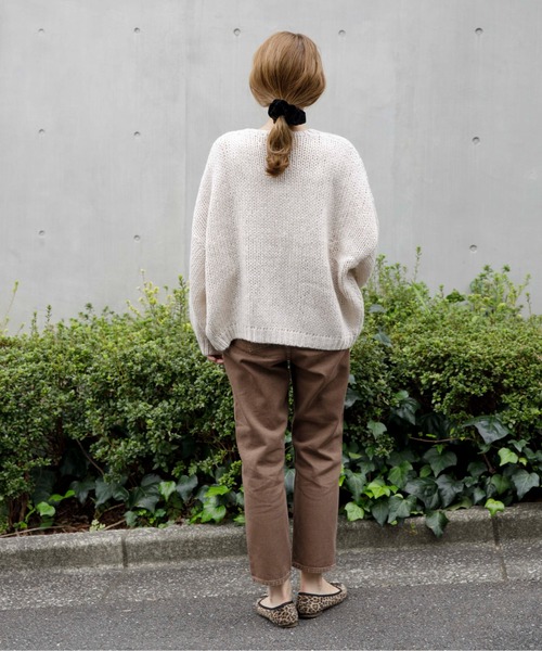 flower（フラワー）の「サニーデイズパンツ 2（デニムパンツ・レディース・ベージュ/ブラウン・FREE）」の10枚目の写真