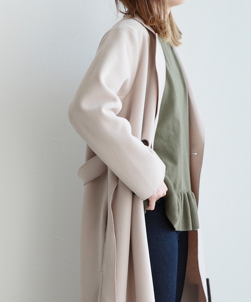 reca（レカ）の「裾フレアニットプルオーバー（ニット/セーター・レディース・ブラック/モカ/カーキ・M）」の18枚目の写真