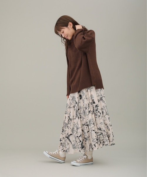 sakishimatokyo(サキシマトーキョー)の「【ZOZO限定】サキシマamp「ハナガラノフレアスカート」(スカート・レディース・ホワイト/ブラック/ブルー・FREE)」の13枚目の写真