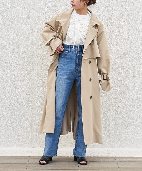 Chico（チコ）の「刺繍レース付け襟2wayスタンドブラウス（シャツ/ブラウス・レディース・ホワイト/ブラック/ライトベージュ・FREE）」の11枚目の写真