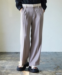 UNITED TOKYO | ドレープワイドフレアパンツ(スラックス)