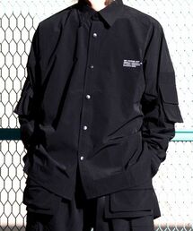 DANKE SCHON | DankeSchon/ダンケシェーン/撥水ストレッチナイロンカーゴシャツ(シャツ/ブラウス)
