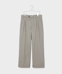 LEGENDA | Plover Pattern 2 Tuck Wide Slacks(スラックス)