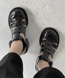 chuclla（チュクラ）の「【chuclla】【2021/SS】Patent like gladiator sandal chs121（サンダル）」