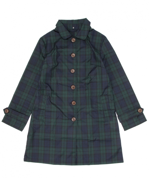 green label relaxing（グリーンレーベルリラクシング）の「[WEB限定]GC ブラックウォッチレインコート（レインコート/ポンチョ・レディース・ダークグリーン・フリー）」の13枚目の写真