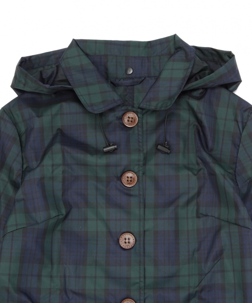 green label relaxing（グリーンレーベルリラクシング）の「[WEB限定]GC ブラックウォッチレインコート（レインコート/ポンチョ・レディース・ダークグリーン・フリー）」の15枚目の写真