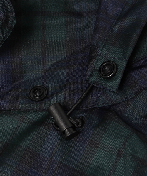 green label relaxing（グリーンレーベルリラクシング）の「[WEB限定]GC ブラックウォッチレインコート（レインコート/ポンチョ・レディース・ダークグリーン・フリー）」の3枚目の写真