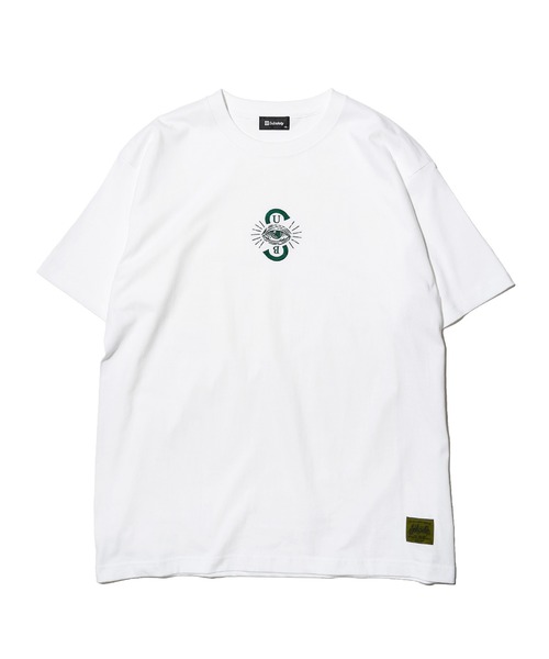 Subciety（サブサエティ）の「PROVIDENCE TEE（Tシャツ/カットソー・メンズ・ホワイト/ブラック/ホワイト系その他/ブラック×ゴールド/ホワイト×パープル/ホワイト系その他2/ホワイト×グリーン/ホワイト×ゴールド/グレー×ホワイト/サンドベージュ/レッド・SMALL/MEDIUM/LARGE/X-LARGE/XX-LARGE）」の19枚目の写真