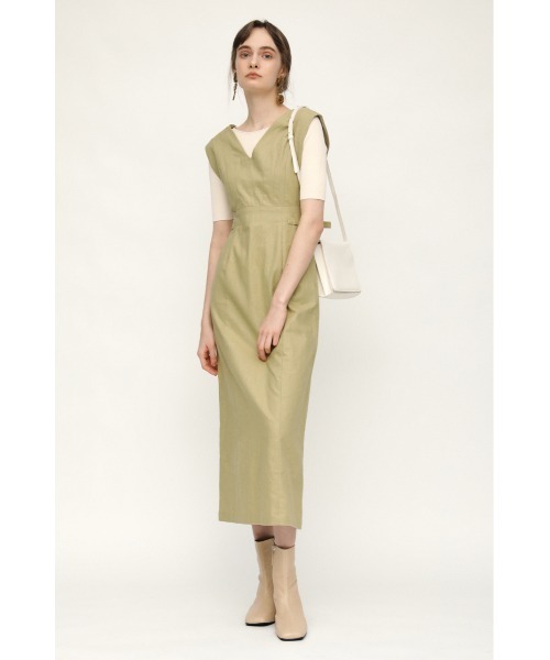 SLY（スライ）の「TUCKED LINEN JUMPER SK/リネンジャンパー
