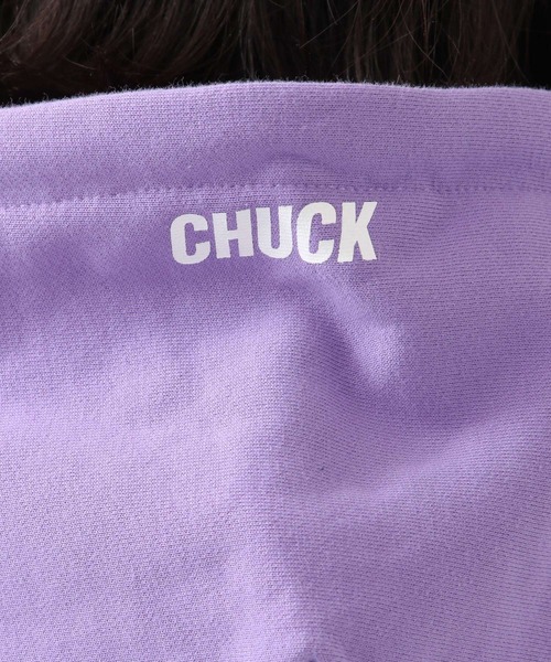 CHUCK（チャック）の「CHUCK／ロゴショートZIPパーカー 2940823（パーカー・レディース・ライトグレー/ライトパープル・FREE）」の22枚目の写真