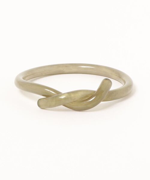 Ein（アイン）の「【Ein】クリアツイストバングル（バングル/リストバンド・レディース・ホワイト/ベージュ/パープル/ブラウン/グレー/オレンジ/ブルー/グリーン/その他/クリア/アイボリー/オレンジ系その他/ライトピンク・FREE）」の6枚目の写真