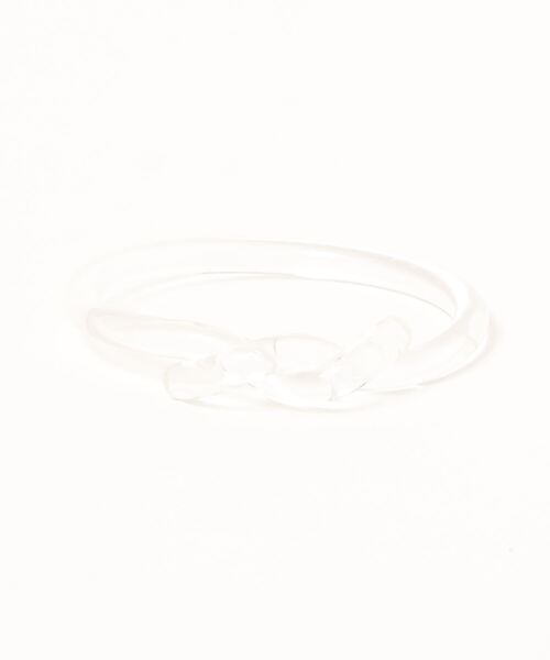 Ein（アイン）の「【Ein】クリアツイストバングル（バングル/リストバンド・レディース・ホワイト/ベージュ/パープル/ブラウン/グレー/オレンジ/ブルー/グリーン/その他/クリア/アイボリー/オレンジ系その他/ライトピンク・FREE）」の13枚目の写真
