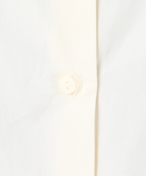 plage(プラージュ)の「half sleeve シャツ◆(シャツ/ブラウス・レディース・ナチュラル/ホワイト/ブルー系その他・FREE)」の10枚目の写真