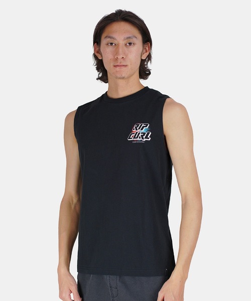 rip curl（リップカール）の「【RIP CURL リップカール】バックプリントタンクトップ / ユニセックス（タンクトップ・メンズ・ホワイト/ブラック・MEDIUM/LARGE）」の5枚目の写真