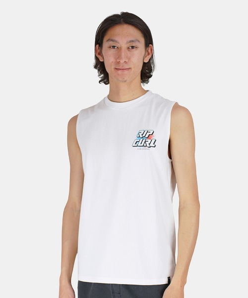 rip curl（リップカール）の「【RIP CURL リップカール】バックプリントタンクトップ / ユニセックス（タンクトップ・メンズ・ホワイト/ブラック・MEDIUM/LARGE）」の6枚目の写真