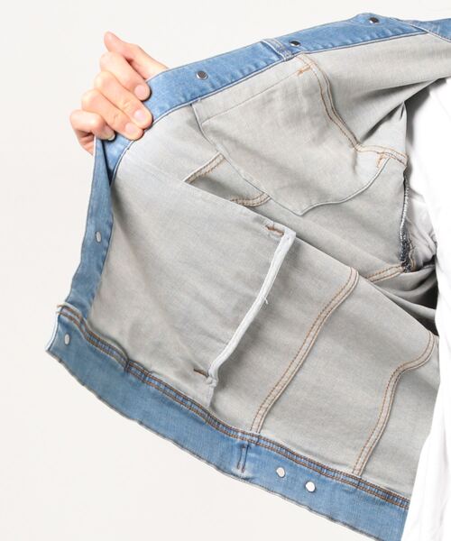 GalaabenD(ガラアーベント)の「GalaabenD /ガラアーベント/VINTAGE BLUE DENIM JKT(デニムジャケット・メンズ・サックスブルー・SMALL/MEDIUM/LARGE)」の2枚目の写真