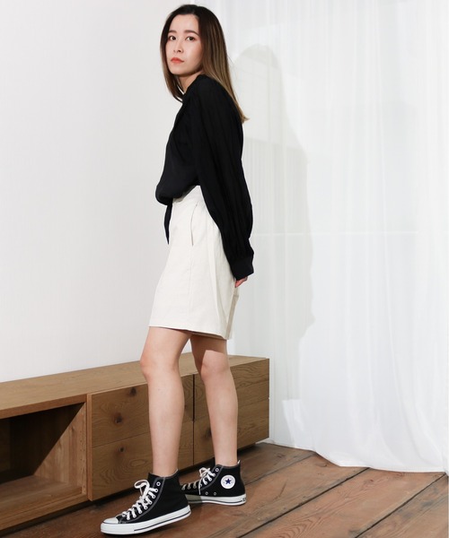 Per sist ence（パーシエンス）の「Per sist ence/パーシエンス　ボリュームスリーブプルオーバー（シャツ/ブラウス・レディース・ブラック/カーキ/グレイッシュベージュ/アイボリー・FREE）」の22枚目の写真