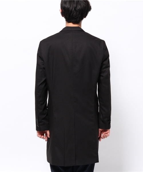 WEGO（ウィゴー）の「WEGO/ノッチドチェスターコート（チェスターコート・メンズ・ブラック/ネイビー/ブルー系その他・LARGE/MEDIUM）」の4枚目の写真