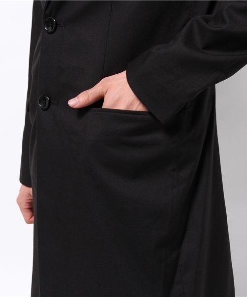 WEGO（ウィゴー）の「WEGO/ノッチドチェスターコート（チェスターコート・メンズ・ブラック/ネイビー/ブルー系その他・LARGE/MEDIUM）」の8枚目の写真