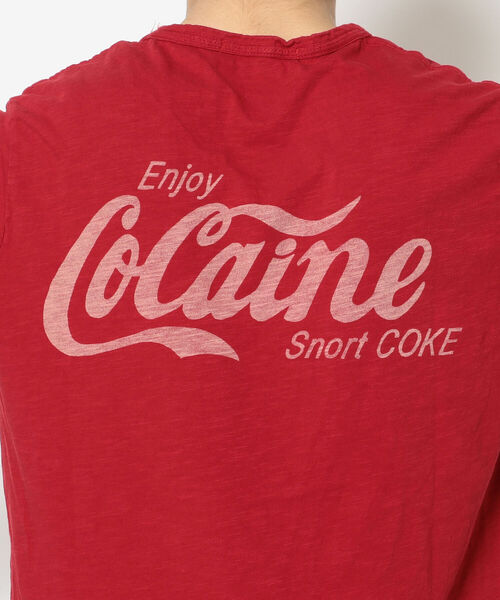 Johnson Motors Inc.(ジョンソン モータース)の「Johnson Motors,Inc./ジョンソン モータース/COCAINE(Tシャツ/カットソー・メンズ・レッド・SMALL/MEDIUM/LARGE)」の8枚目の写真