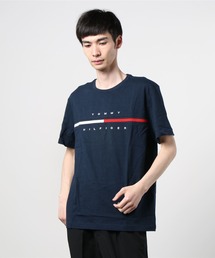 TOMMY HILFIGER | 【TOMMY HILFIGER】 トミー ヒルフィガー メンズ クルーネック 半袖 Tシャツ(Tシャツ/カットソー)