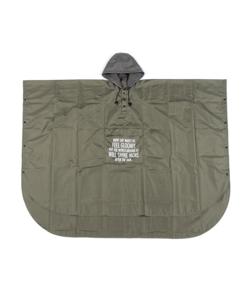 BAYFLOW（ベイフロー）の「BFレインポンチョ（レインコート/ポンチョ・レディース・ベージュ/カーキ・0）」の10枚目の写真