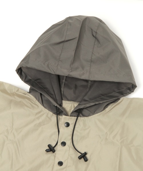 BAYFLOW（ベイフロー）の「BFレインポンチョ（レインコート/ポンチョ・レディース・ベージュ/カーキ・0）」の5枚目の写真